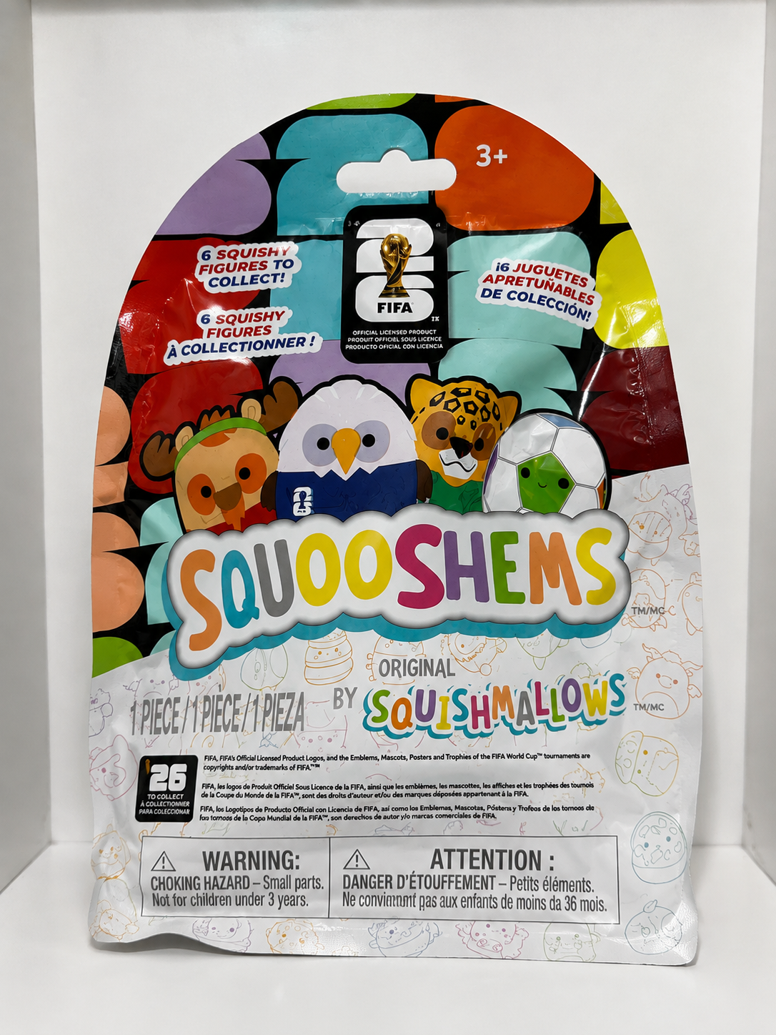 Squishmallows Squooshems FIFA Mystery Squishy Figure Blind Bag