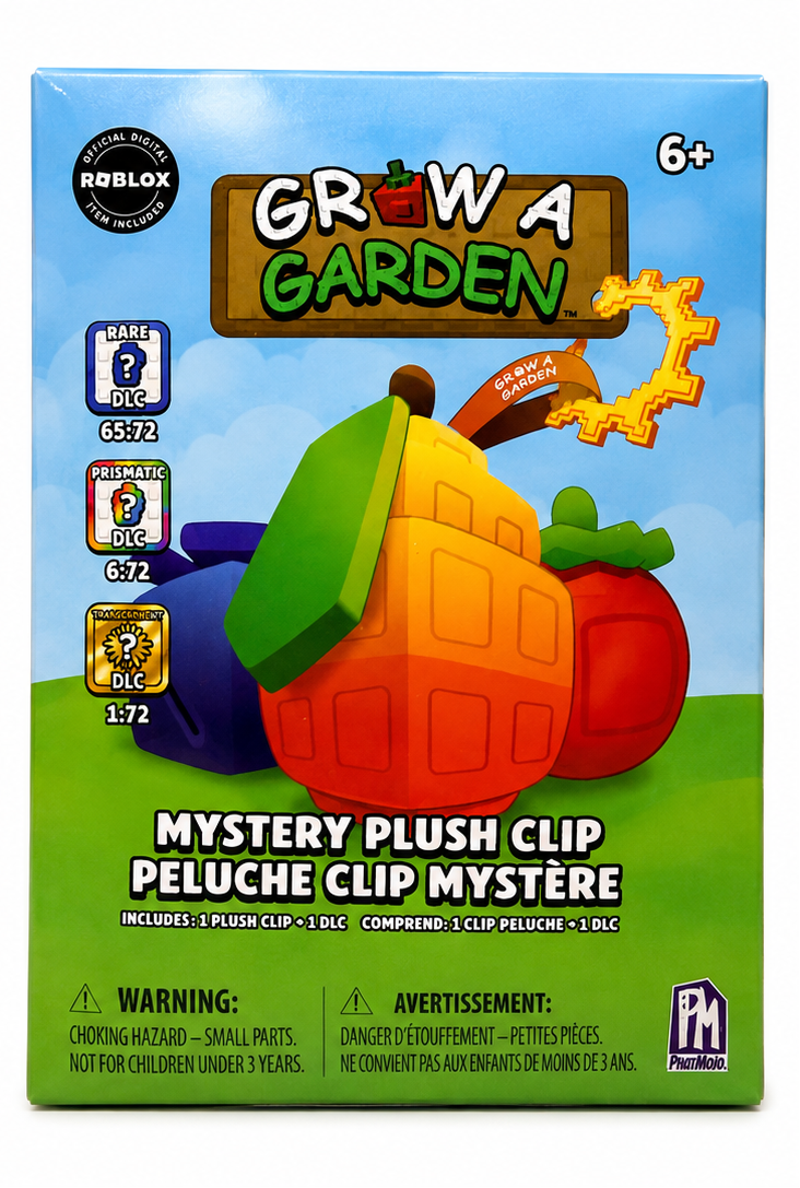 Roblox Grow a Garden Mystery Plush Clip Blind Box