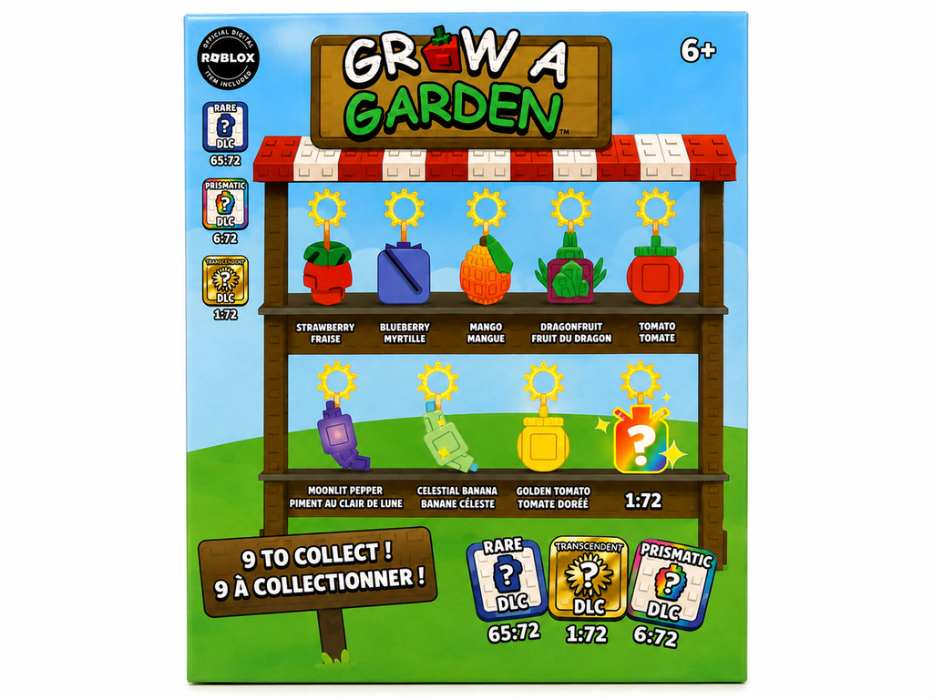 Roblox Grow a Garden Mystery Plush Clip Blind Box