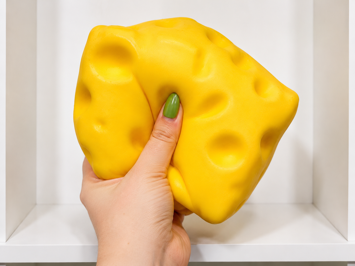 Jumbo SmushMart Cheese Squishy