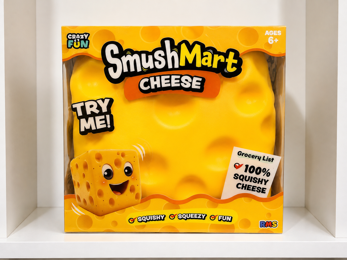 Jumbo SmushMart Cheese Squishy