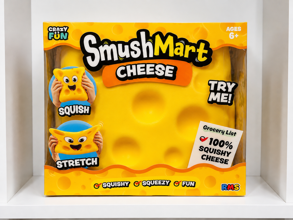 Jumbo SmushMart Cheese Squishy